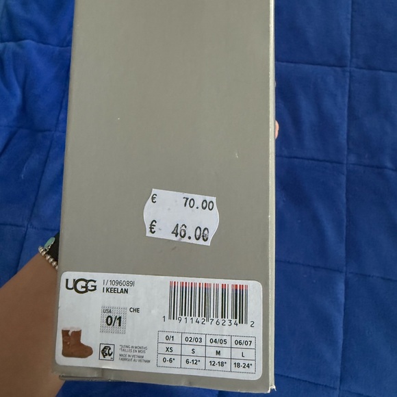 UGG Brown Baby Walker Shoes Suede Classic - Picture 2 of 5